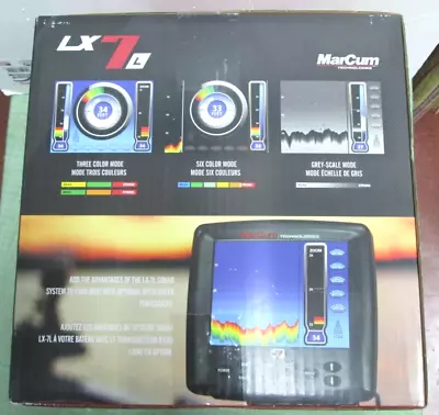 $750 NEW! MarCum LX-7L 8  LCD Lithium Sonar System LX7L Ice Fishing FastFreeShip • $498.99