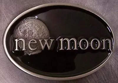 Pewter Belt Buckle Novelty New Moon NEW • $19.99