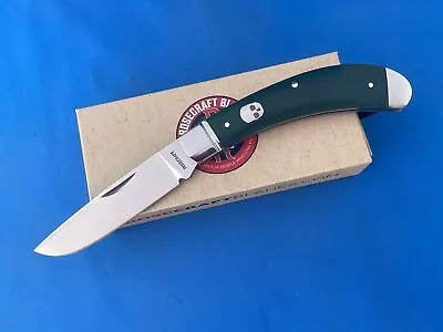 RoseCraft Blades RCT015 Obed Creek Bow Trapper Knife D2 Blade Green Micarta • $61.27