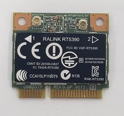 OEM 691415-001  630703-001 630705-001 RALINK RT5390 Mini PCI WiFi Card • $6.99