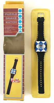 Puzzle Snake Watch Vintage Years 80 New With Box • $31.96