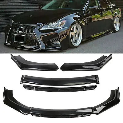 Glossy Black Front Bumper Lip Splitter Spoiler For Lexus IS250/350/300 F-Sport • $69.99