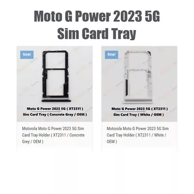 Motorola OEM Moto G Power 2023 5G Sim Card Tray ( XT2311 ) • $18.95