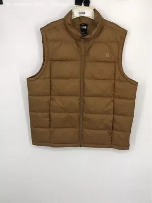 The North Face Brown/ Full Zip/ Sleeveless/ Puffer Vest - Size XL • $9.99