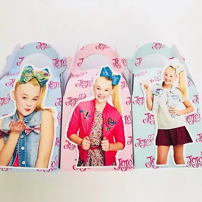 8x Jojo Siwa Lolly Loot Bag Box. Party Supplies Cake Bunting Cupcake Bunting  • $16