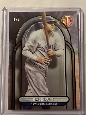 2024 Topps Tribute - Babe Ruth - BLACK PARALLEL  # 1/1 - Yankees 🤯 • $1999.99