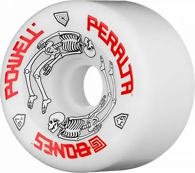 Powell Peralta G BONES Skateboard Wheels 64mm 97a WHITE • $36.95