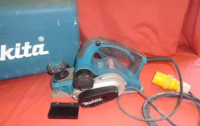 Makita 110v KP0810 82mm Heavy Duty Power Plane  850w With Carry Case • £49.99