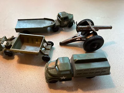 Vintage Made In USA Lot Of 3 Pyro Plastic Military Vehicles /Barclay Cannon • $24.99
