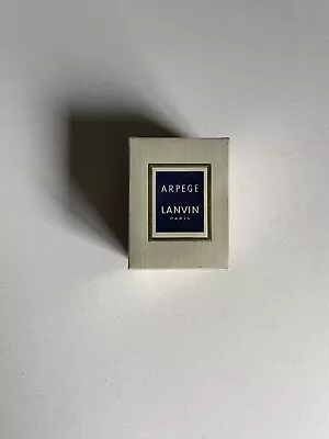 Vintage Mini ARPEGE LANVIN Paris Perfume In Box #869 15gr 1/2 Fl Oz Brand New • $44.99