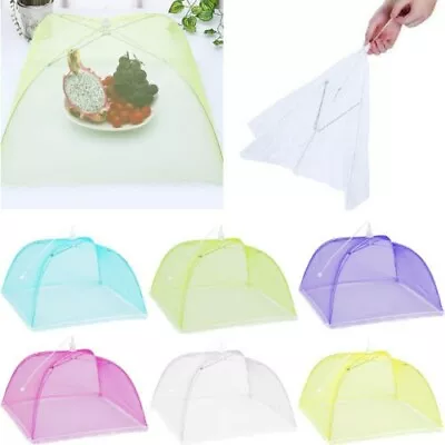 HOT Large Pop-Up Mesh Screen Protect Food Cover Tent Dome Net Umbrella Picnic • $8.99