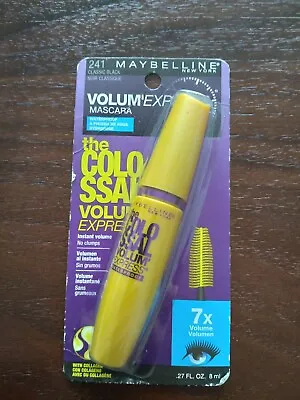 Maybelline NY Volum' ExpressColossal Waterproof Mascara 241 Classic Black • $18.47