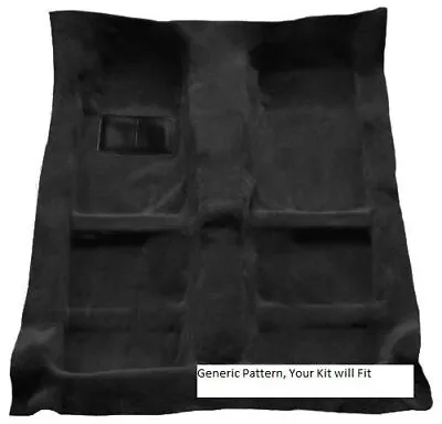 ACC Black Molded Carpet Flooring Fits - 2009-2014 Ford F-150 4DR Crew Cab NEW • $270.95