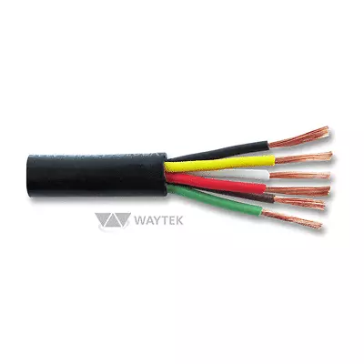 Trailer Light Cable Wiring  16-6- 16 Gauge 6 Wire Jacketed Flexible 100 FT. • $110