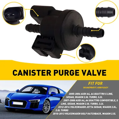 For Audi Canister 2005-2017 Volkswagen Purge Solenoid Replace Valve Parts • $13.99