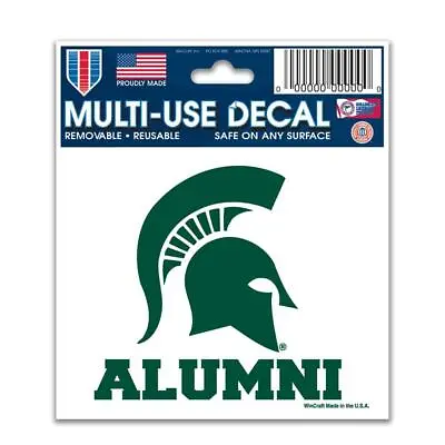 Michigan State Spartans 3 X4  Alumni Multi Use Decal [NEW] Car Truck Sticker • $3.95