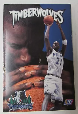 1996-97 Minnesota Timberwolves (NBA) Official Media Guide/Yearbook • $9.99