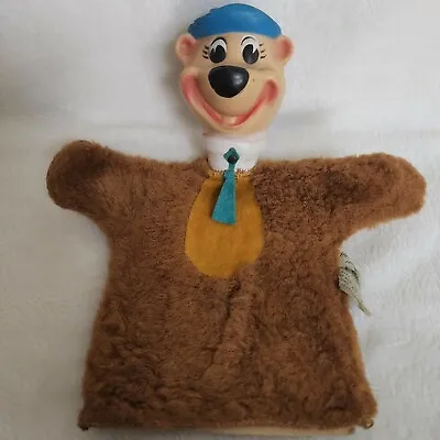 VTG 50's Knickerbocker Huckleberry Hound Rubber Face Yogi Bear Hand Puppet  • $45