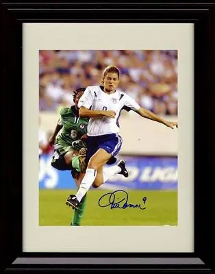 8x10 Framed Mia Hamm Autograph Replica Print - In The Air • $14.99