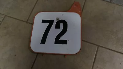 Vintage Yamaha Honda Suzuki Dirt Bike Front Number Plate Cowl Fairing DF505 • $22.46