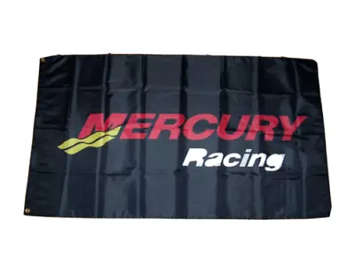 Mercury Racing 3'x5' Flag Banner Boat Motor Man Cave Garage Shop Fast Shipping • $14.94