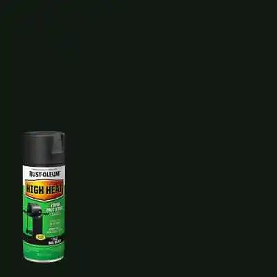 Rustoleum High Heat Bbq Grill Stove Engine & Metal Black Flat Spray Paint 12 Oz • $8.93