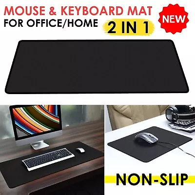 Large Size Gaming Mouse Keyboard Pad Desk Mat Extended Anti-Slip Rubber Mousepad • $11.99