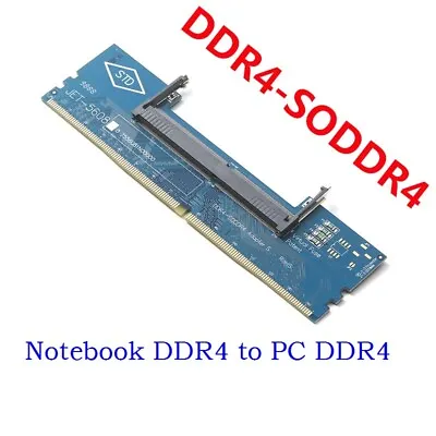 Laptop DDR4 RAM To Desktop Adapter Card Memory Tester SO DIMM To DDR4 Converter • $10.20
