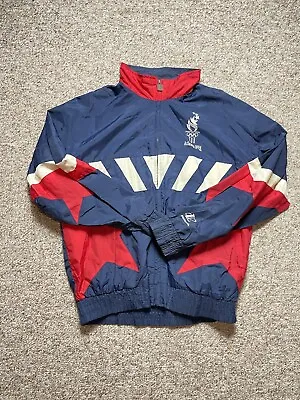 VTG Logo Athletics 1996 Atlanta USA Olympics Men’s Large Windbreaker Jacket • $54.99