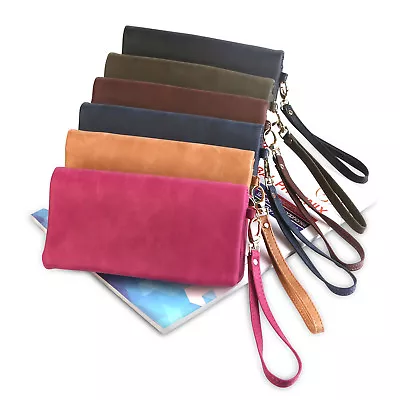 $10.50 • Buy Women Lady Clutch Leather Wallet Long Card Holder Phone Bag Case Purse Handbag