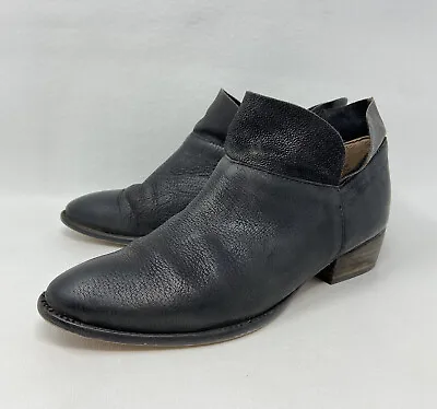 Seychelles Snare Black Leather Ankle Boots Women’s Size US 8.5 • $13.82