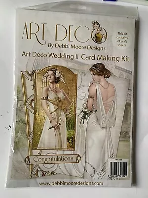 Debbie Moore Designs - Art Deco Wedding II Card Making Kit • £2.50