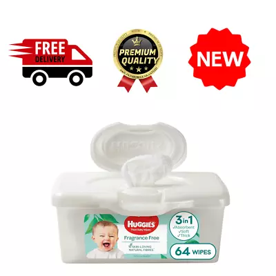 Huggies Refillable Baby Wipes Tub 64 Count • $9.70