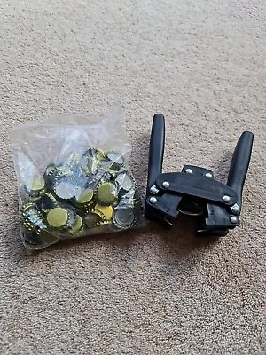 Twin Lever Bottle Capper For Crown Caps 26 Mm For Home Brew Beer Bottles • £5