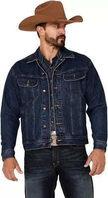 Wrangler Men's Rugged Wear Unlined Denim Jacket Antique Indigo XX-Large RJK30AN • $38.61