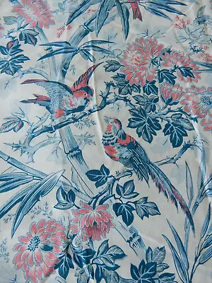 Matthew Williamson Butterfly Duvet Cover & 2 Pillowcases Set BIRDS & BAMBOO VGC • £39.99