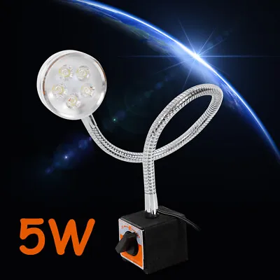 LED Clamp Light Magnetic Base Shop Work Bench Machine Lighting Tool 5W • $31.35