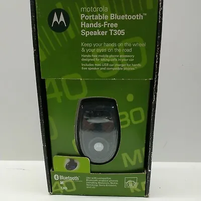 Motorola Portable Bluetooth Car Speakerphone T305 New In Box • $19.37