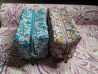 2x Liberty Tana Lawn Wash Bag Libby C & Libby  D NEW Without Tags • £23