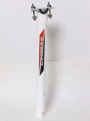 Mr-ride 140g31.6x350mm Climax SP02C 3K Gloss Carbon Seatpost Road MTB White • $112