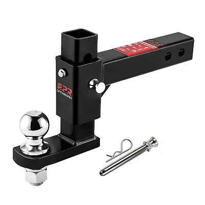 2'' Receiver Drop Adjustable With 2  Ball Tow Hitch 5000 Lbs Trailer Hitch USA • $75.99