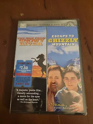 The Man From Snowy River Escape To Grizzly Mountain Double Feature DVD BRAND NEW • $17.95