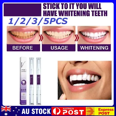 $8.99 • Buy Hismile V34 Colour Corrector Teeth Whitening Gel Pen, Tooth Stain Removal AU