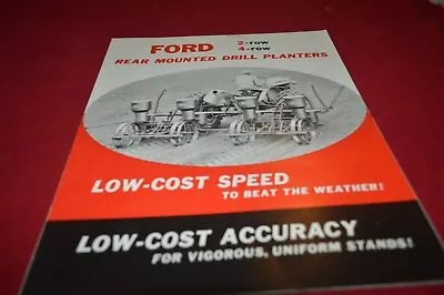 Ford Tractor 2 4 Row Drill Corn Planter Dealers Brochure AMIL15  • $18.99