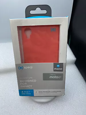 Moto E6 Case (Speck Presidio Lite) - Pink/Blue Slim & Protective • $1.25