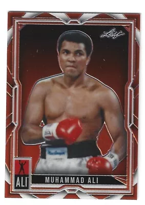 2024 Leaf Muhammad Ali Legacy Collection Base # 15 Orange Prismatic 3/6 • $34.99