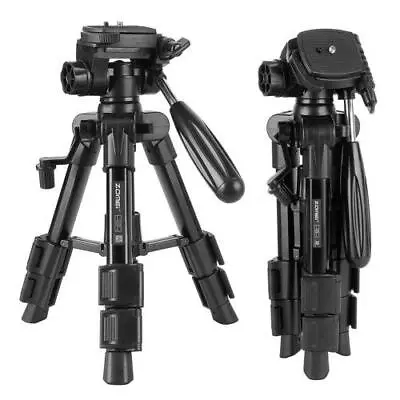 ZOMEI Q-100 Mini Table Tripod Stand With Pan Head For DSLR Camera Youtube Video • £19.31