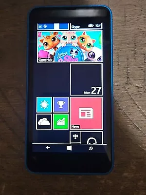 Nokia Lumia 635 Chameleon Wireless Cell Phone  Excellent No Scratches(Blue) • $30