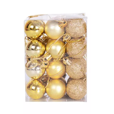 24-48PCS Christmas Decorations Baubles Xmas Tree Balls Party Wedding Ornament AU • $12.35