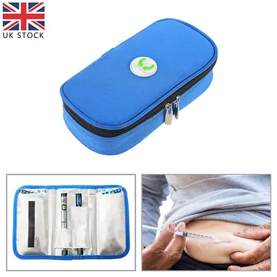 Insulin Pen Case Pouch Cooler Travel Diabetic Pocket Cooling Protector Bag • £12.99